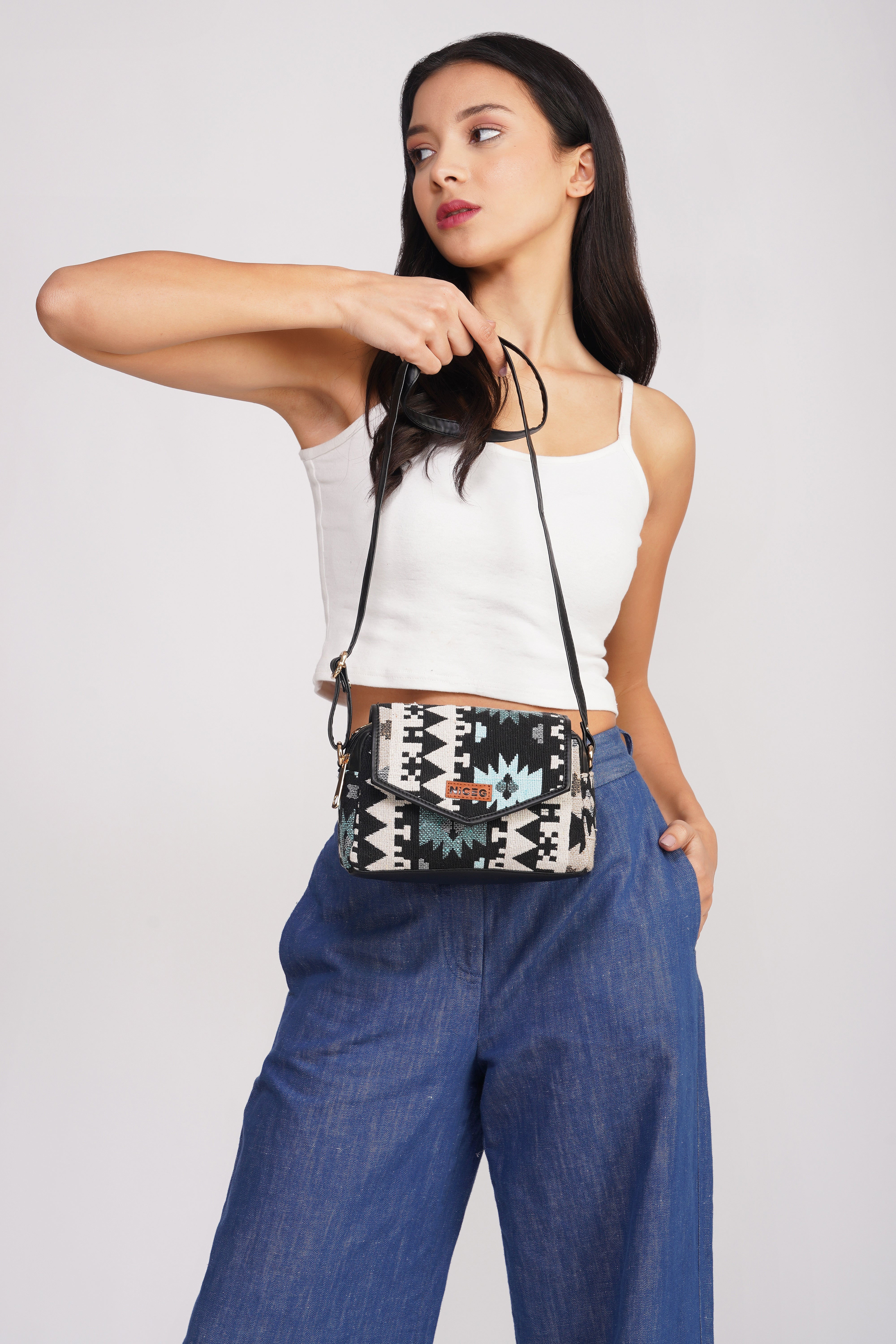 NiceG Urban Mix Sling Bags For Women & Girls